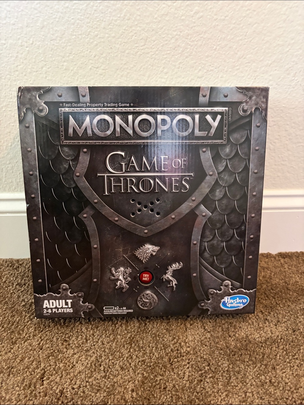 Game of thrones monopoly NWT